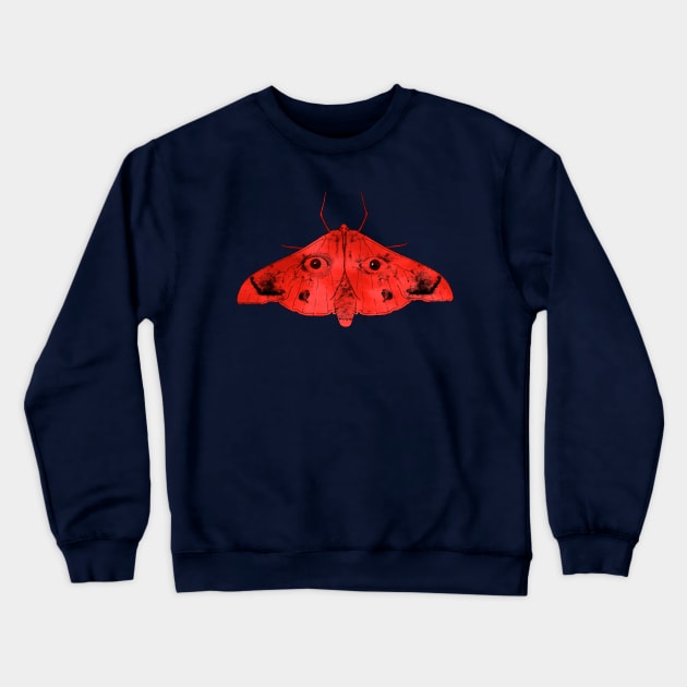 Moth and their eyes Crewneck Sweatshirt by Anna Dietzel